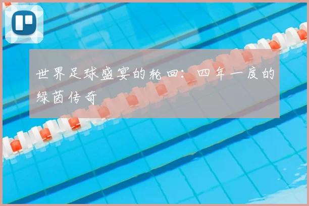 世界足球盛宴的轮回:四年一度的绿茵传奇