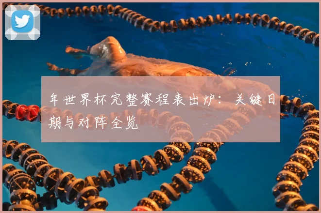 年世界杯完整赛程表出炉：关键日期与对阵全览